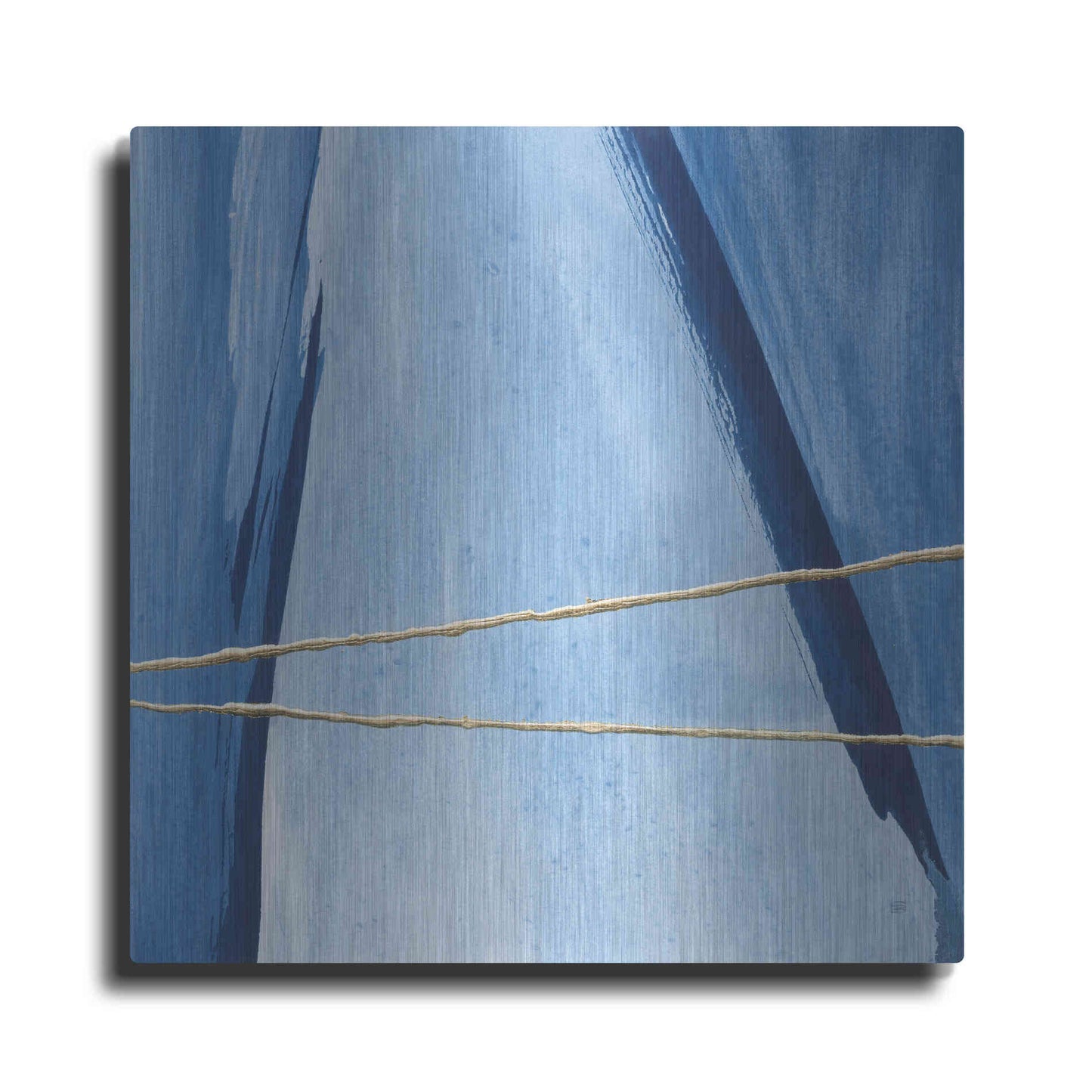 Luxe Metal Art 'Geometrics IV' by Chris Paschke, Metal Wall Art