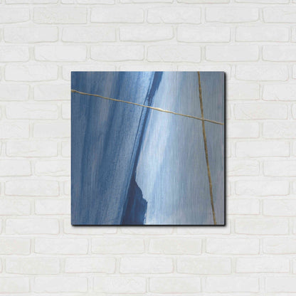 Luxe Metal Art 'Geometrics V' by Chris Paschke, Metal Wall Art,24x24