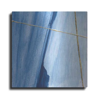 Luxe Metal Art 'Geometrics V' by Chris Paschke, Metal Wall Art