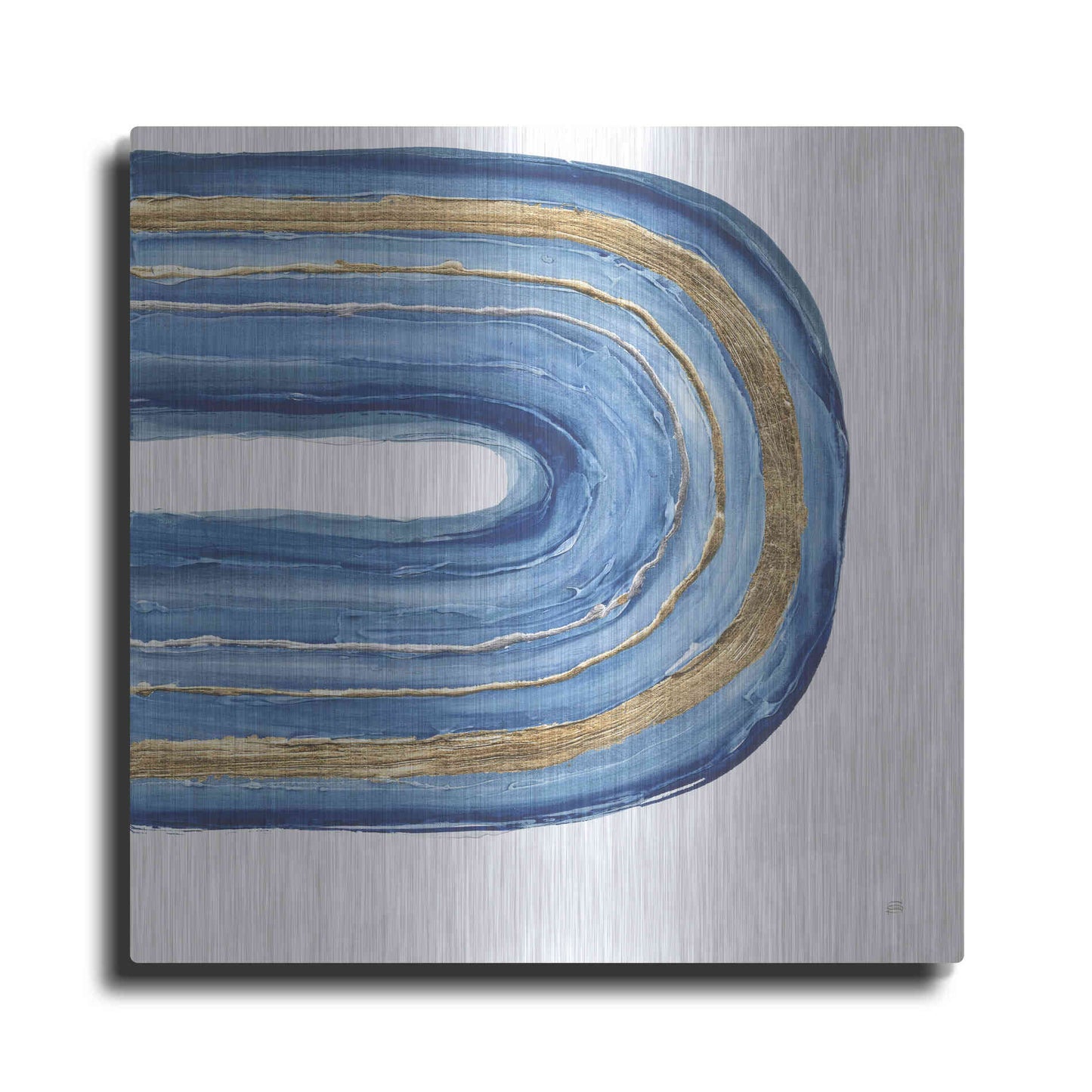 Luxe Metal Art 'Gilded Rainbow II' by Chris Paschke, Metal Wall Art