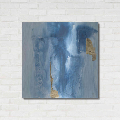 Luxe Metal Art 'Glacier II' by Chris Paschke, Metal Wall Art,36x36