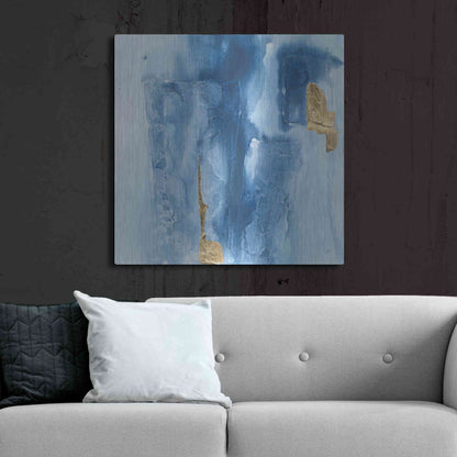 Luxe Metal Art 'Glacier II' by Chris Paschke, Metal Wall Art,36x36