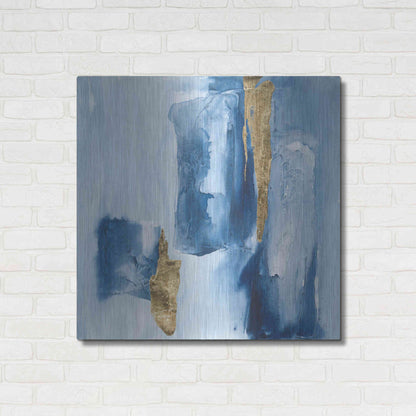 Luxe Metal Art 'Glacier III' by Chris Paschke, Metal Wall Art,36x36