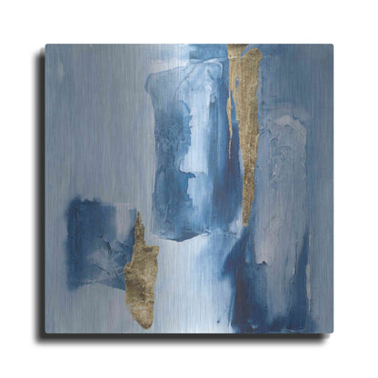 Luxe Metal Art 'Glacier III' by Chris Paschke, Metal Wall Art