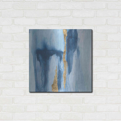 Luxe Metal Art 'Glacier IV' by Chris Paschke, Metal Wall Art,24x24