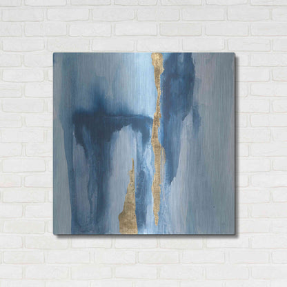 Luxe Metal Art 'Glacier IV' by Chris Paschke, Metal Wall Art,36x36