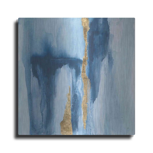 Luxe Metal Art 'Glacier IV' by Chris Paschke, Metal Wall Art