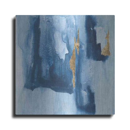 Luxe Metal Art 'Glacier V' by Chris Paschke, Metal Wall Art