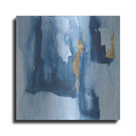 Luxe Metal Art 'Glacier V' by Chris Paschke, Metal Wall Art