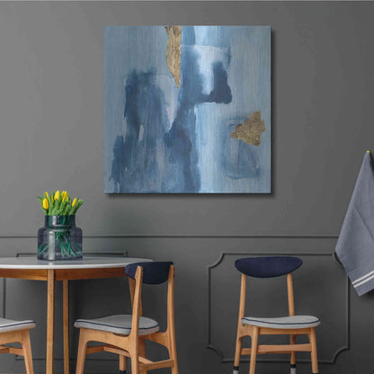 Luxe Metal Art 'Glacier VI' by Chris Paschke, Metal Wall Art,36x36