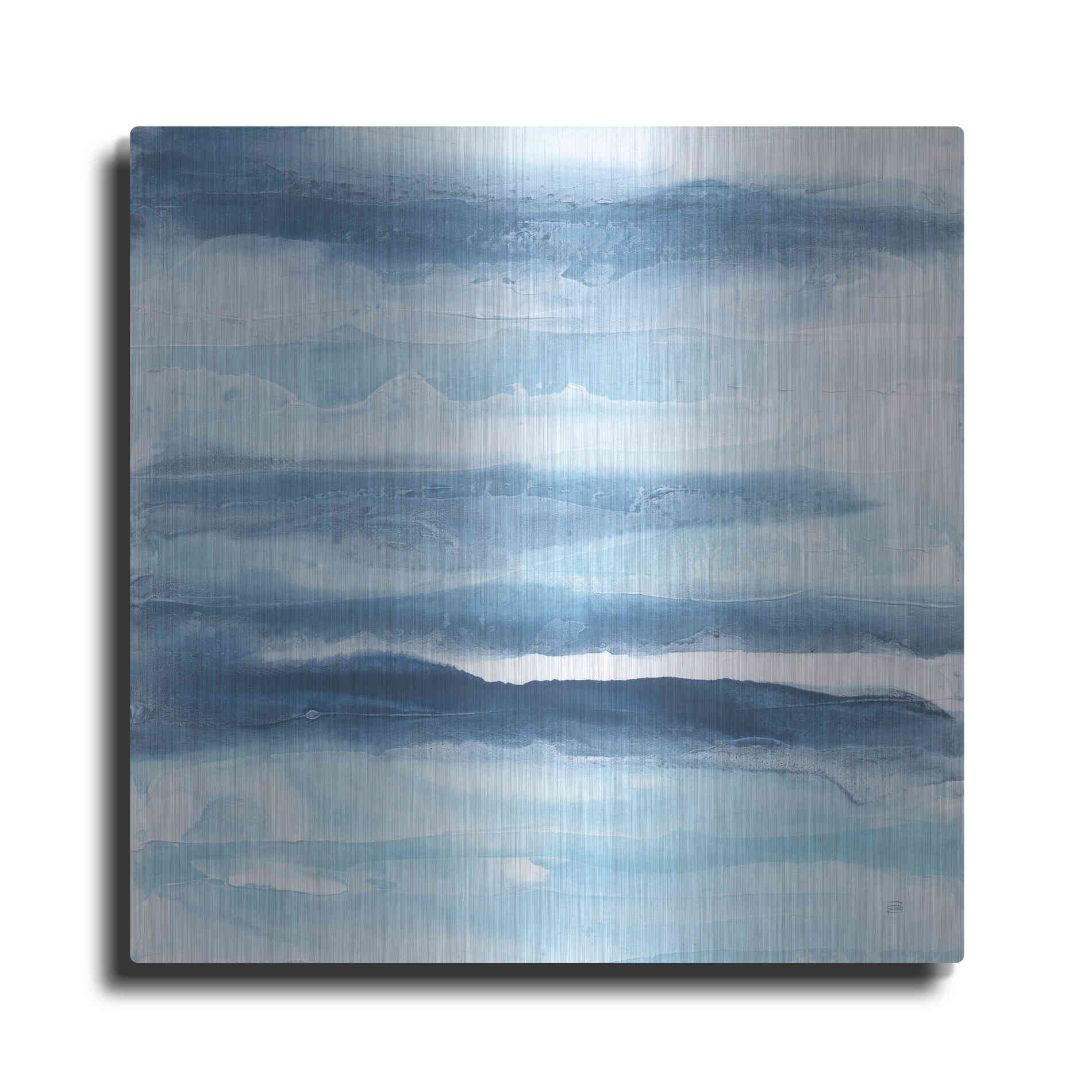 Luxe Metal Art 'Stripes I' by Chris Paschke, Metal Wall Art