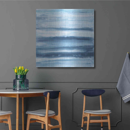 Luxe Metal Art 'Stripes II' by Chris Paschke, Metal Wall Art,36x36