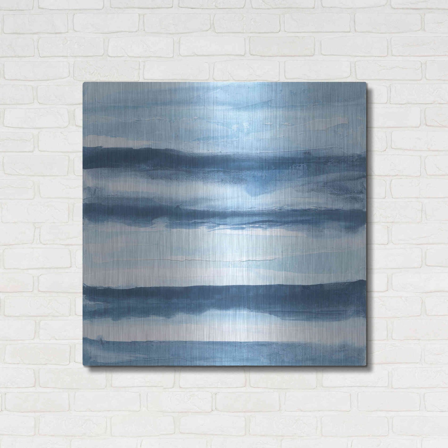 Luxe Metal Art 'Stripes IV' by Chris Paschke, Metal Wall Art,36x36