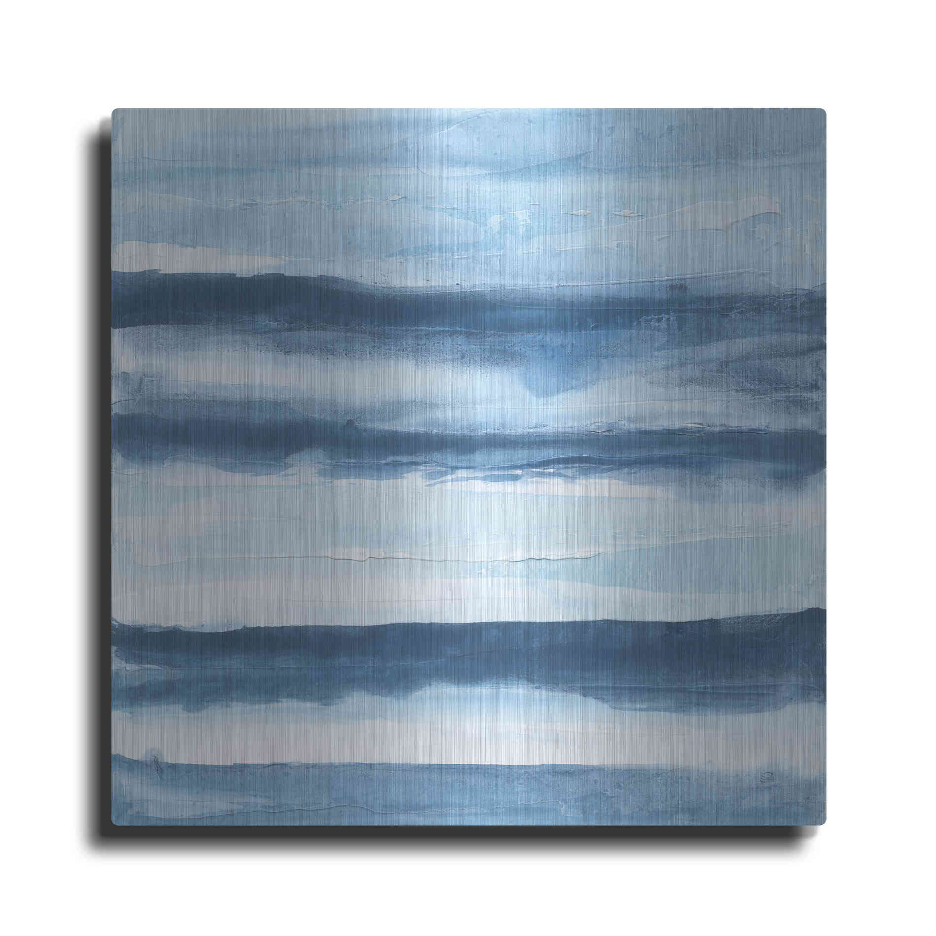 Luxe Metal Art 'Stripes IV' by Chris Paschke, Metal Wall Art