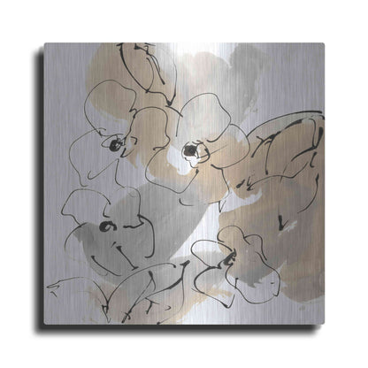 Luxe Metal Art 'Original Neutrals I' by Chris Paschke, Metal Wall Art