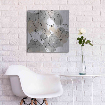 Luxe Metal Art 'Original Neutrals II' by Chris Paschke, Metal Wall Art,24x24