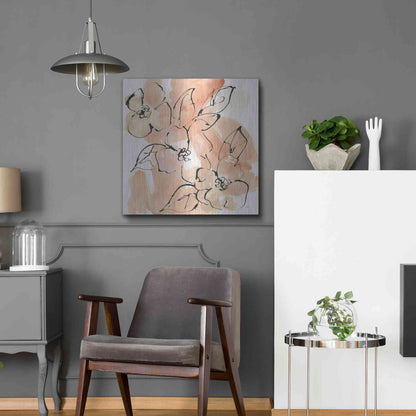 Luxe Metal Art 'Terracotta Neutrals II' by Chris Paschke, Metal Wall Art,24x24