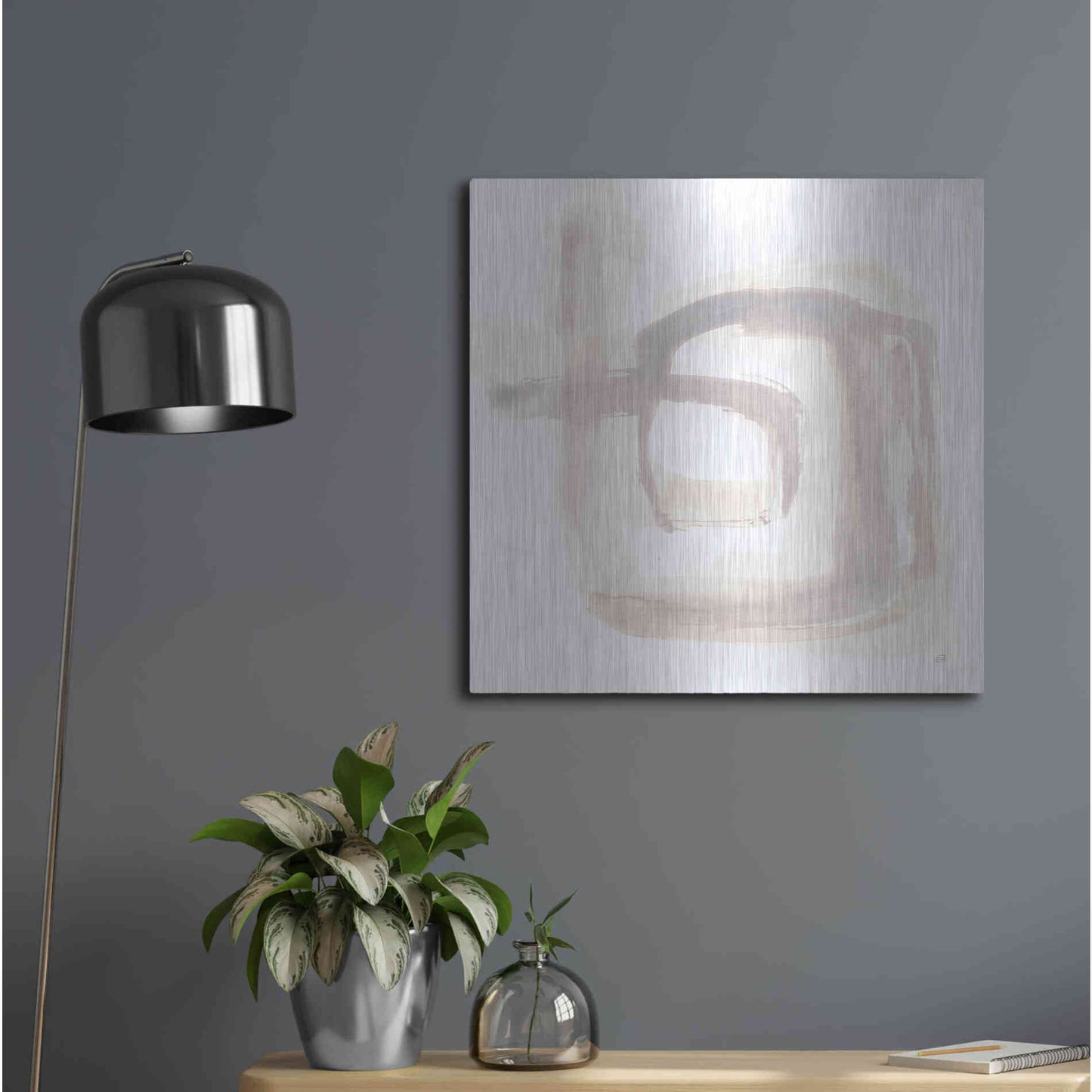 Luxe Metal Art 'Almost There I' by Chris Paschke, Metal Wall Art,24x24