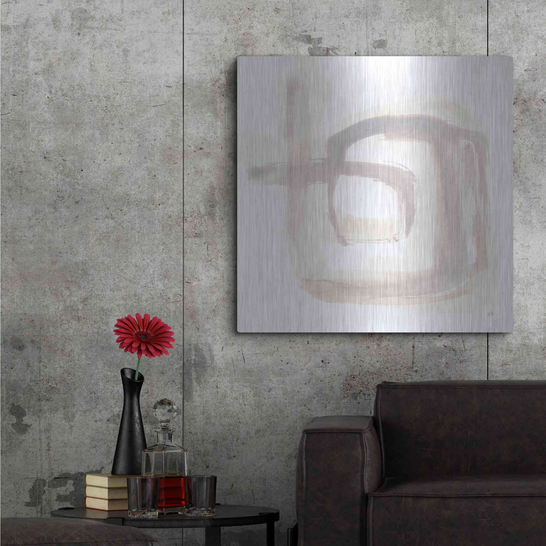 Luxe Metal Art 'Almost There I' by Chris Paschke, Metal Wall Art,36x36