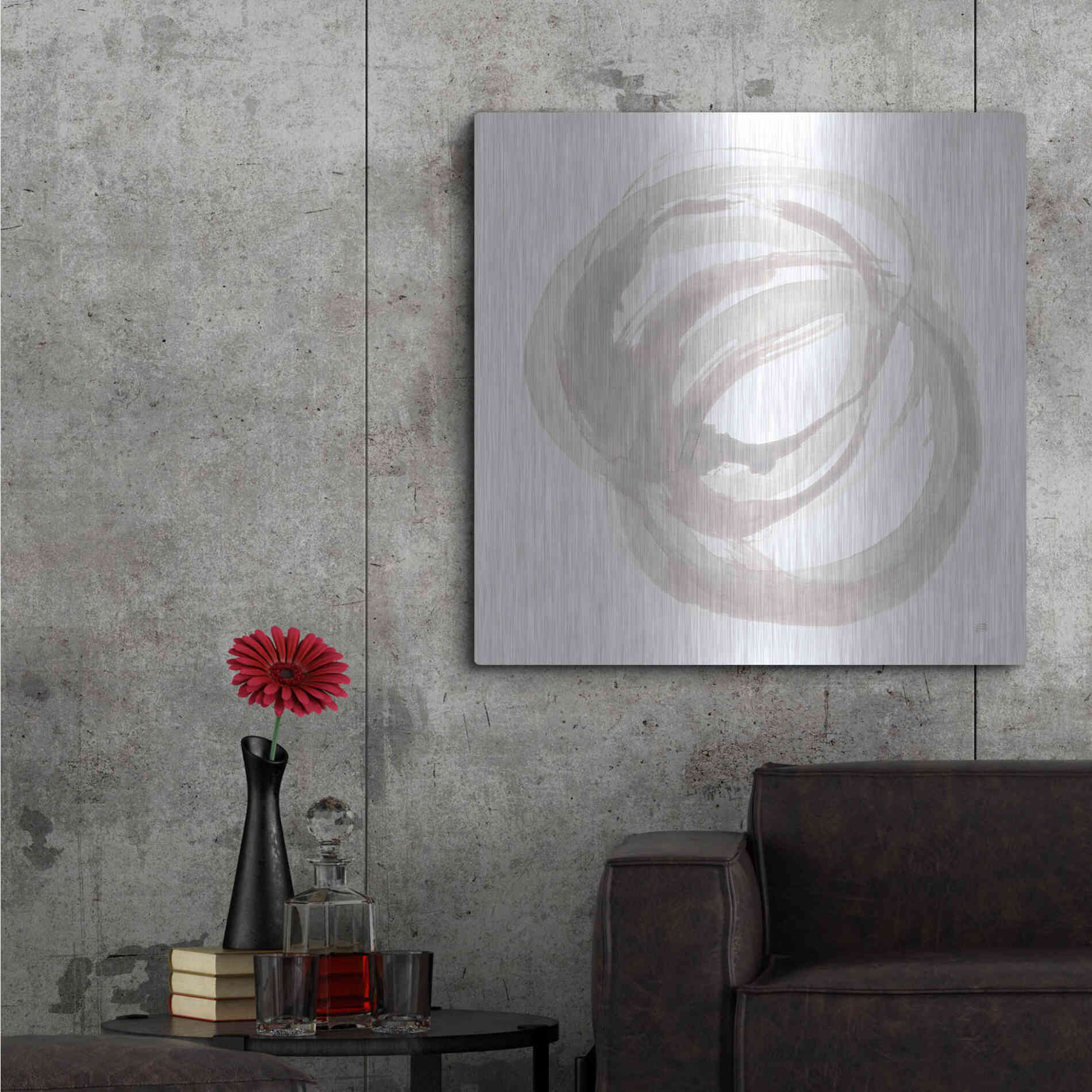 Luxe Metal Art 'Coming Back I' by Chris Paschke, Metal Wall Art,36x36