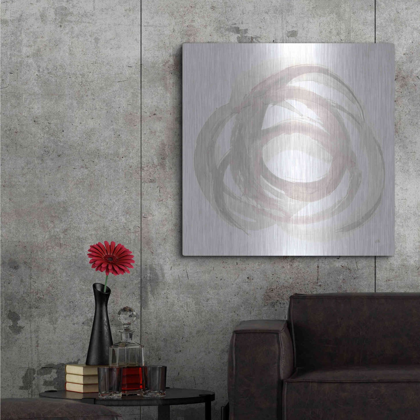 Luxe Metal Art 'Coming Back II' by Chris Paschke, Metal Wall Art,36x36