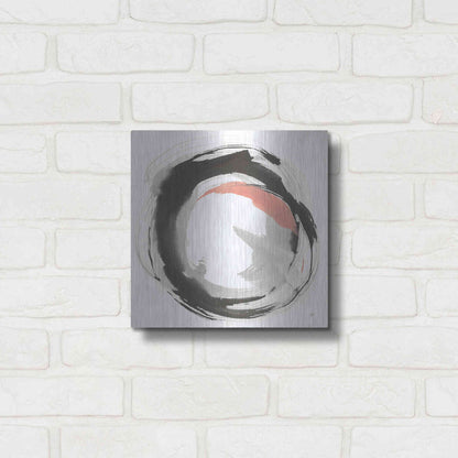 Luxe Metal Art 'Hake Clay I' by Chris Paschke, Metal Wall Art,12x12