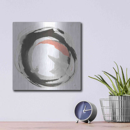 Luxe Metal Art 'Hake Clay I' by Chris Paschke, Metal Wall Art,12x12