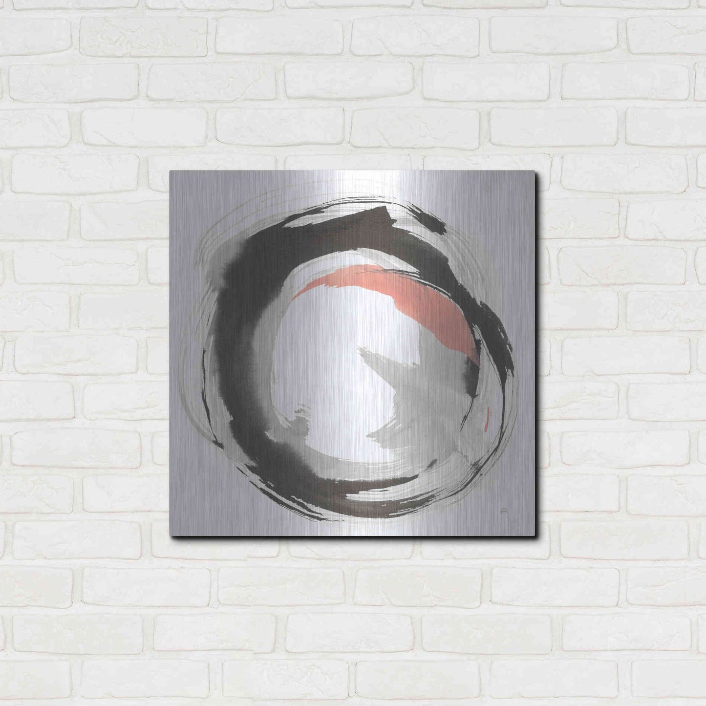 Luxe Metal Art 'Hake Clay I' by Chris Paschke, Metal Wall Art,24x24