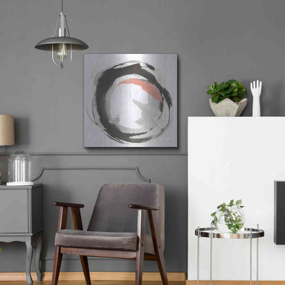 Luxe Metal Art 'Hake Clay I' by Chris Paschke, Metal Wall Art,24x24