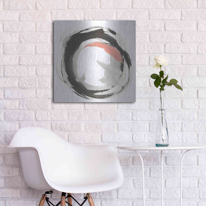 Luxe Metal Art 'Hake Clay I' by Chris Paschke, Metal Wall Art,24x24