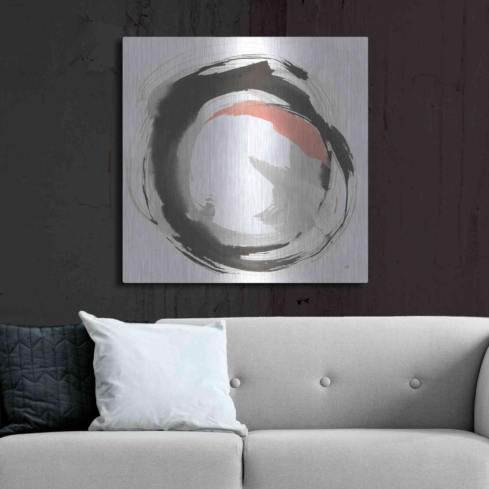 Luxe Metal Art 'Hake Clay I' by Chris Paschke, Metal Wall Art,36x36