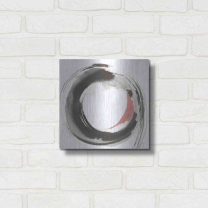 Luxe Metal Art 'Hake Clay II' by Chris Paschke, Metal Wall Art,12x12