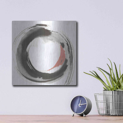 Luxe Metal Art 'Hake Clay II' by Chris Paschke, Metal Wall Art,12x12