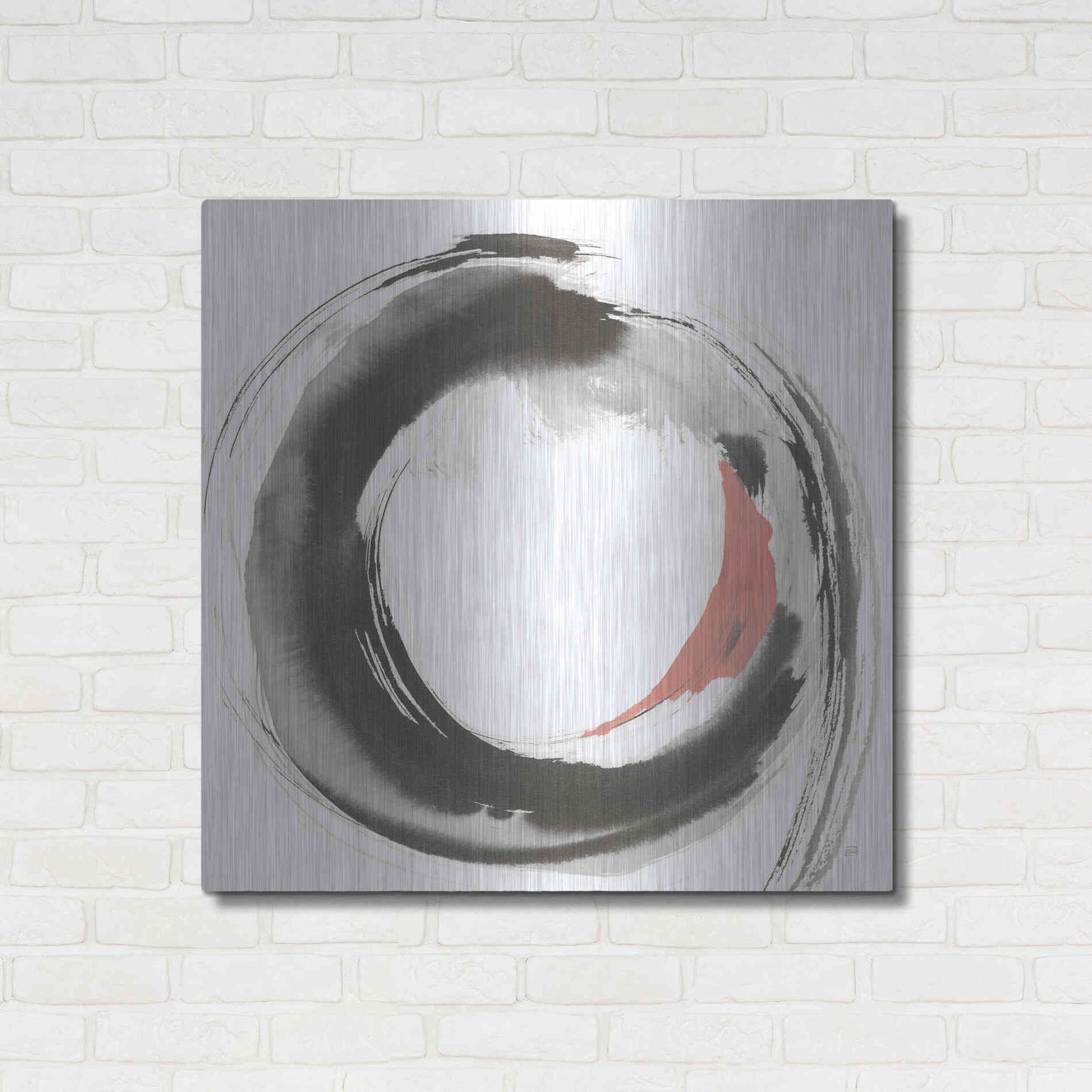 Luxe Metal Art 'Hake Clay II' by Chris Paschke, Metal Wall Art,36x36