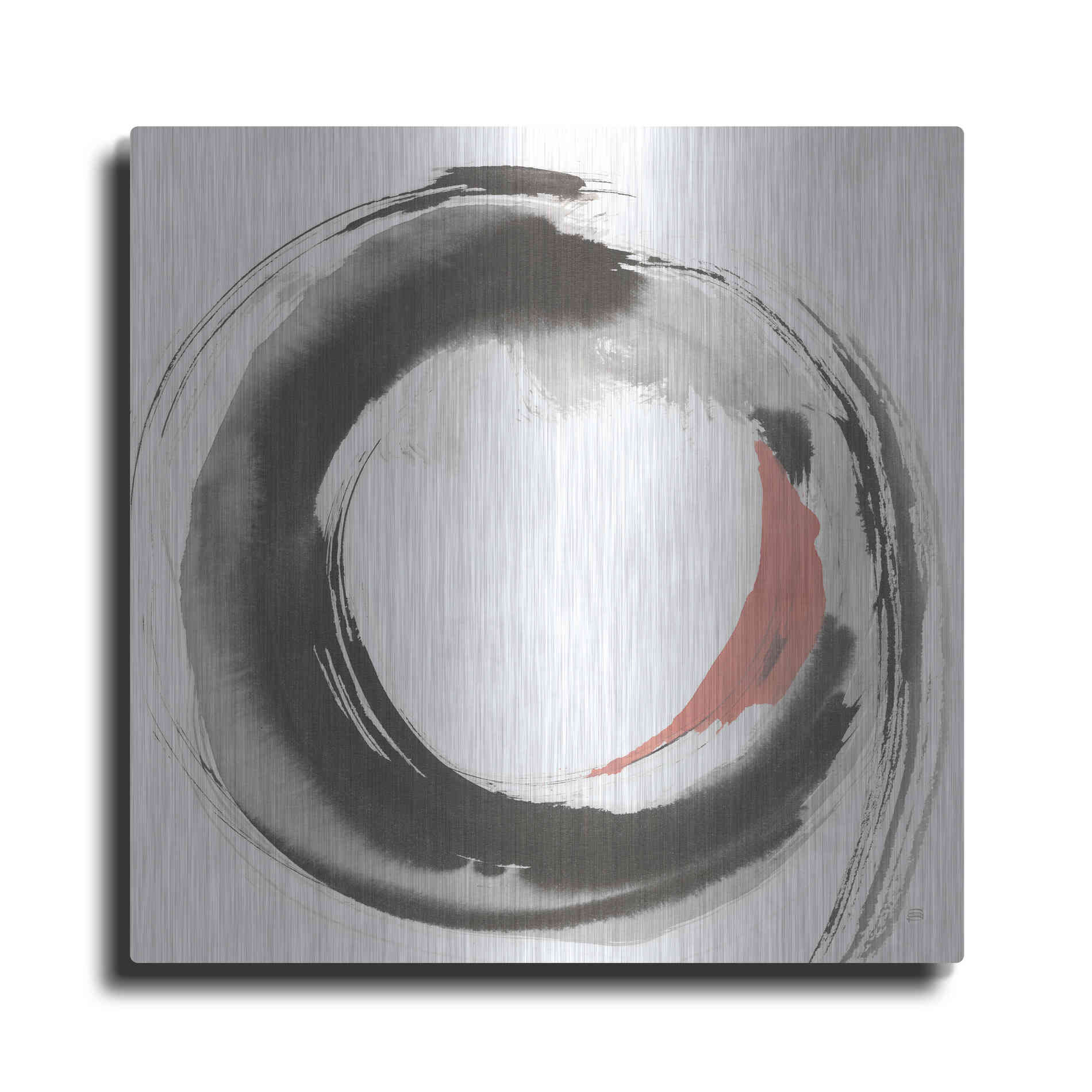Luxe Metal Art 'Hake Clay II' by Chris Paschke, Metal Wall Art