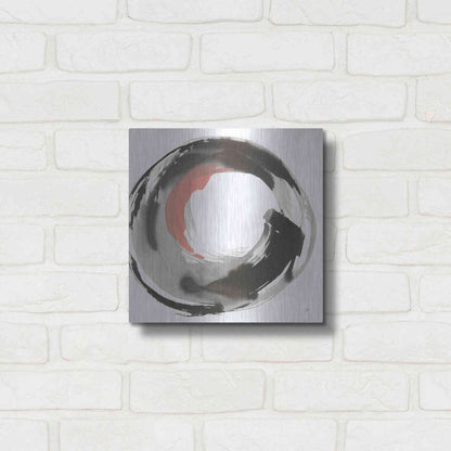 Luxe Metal Art 'Hake Clay III' by Chris Paschke, Metal Wall Art,12x12