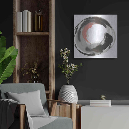 Luxe Metal Art 'Hake Clay III' by Chris Paschke, Metal Wall Art,24x24