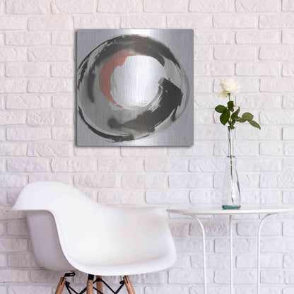 Luxe Metal Art 'Hake Clay III' by Chris Paschke, Metal Wall Art,24x24