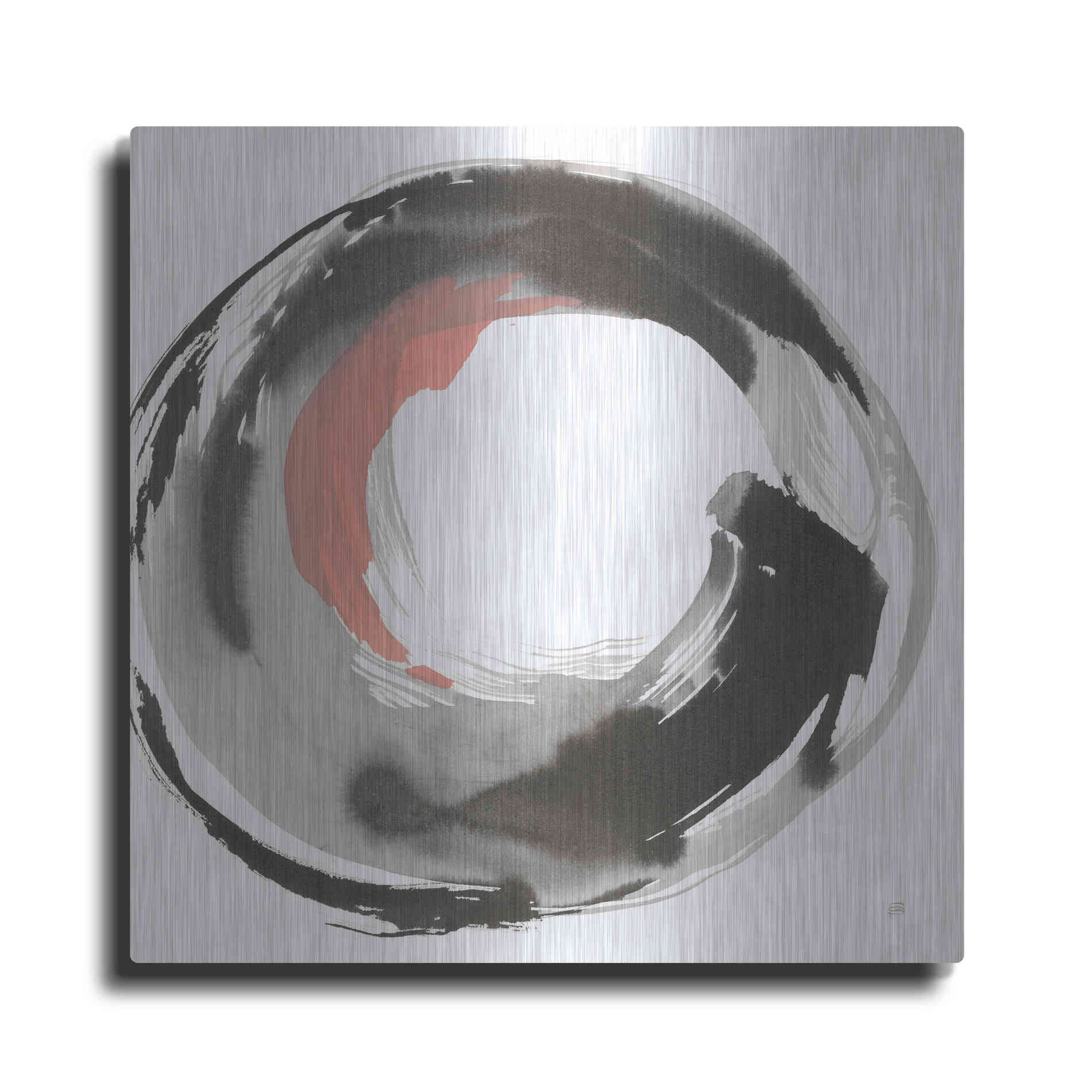 Luxe Metal Art 'Hake Clay III' by Chris Paschke, Metal Wall Art