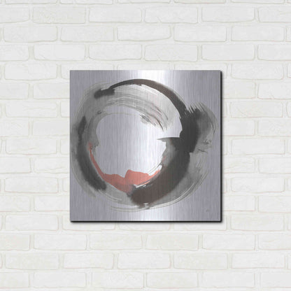 Luxe Metal Art 'Hake Clay IV' by Chris Paschke, Metal Wall Art,24x24