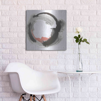 Luxe Metal Art 'Hake Clay IV' by Chris Paschke, Metal Wall Art,24x24