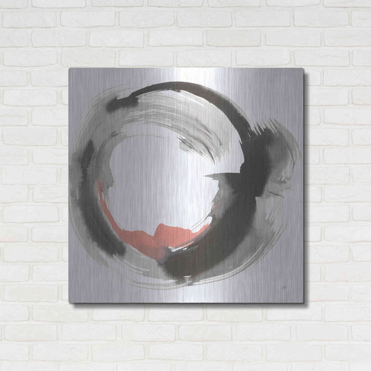 Luxe Metal Art 'Hake Clay IV' by Chris Paschke, Metal Wall Art,36x36