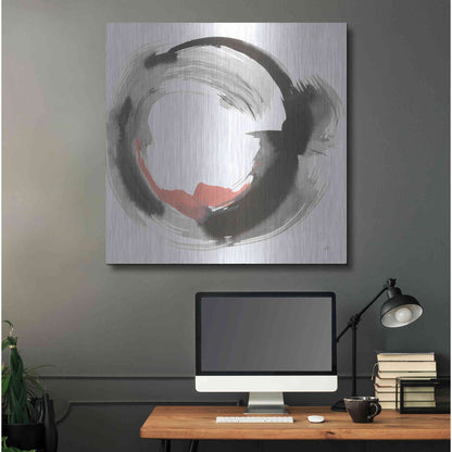 Luxe Metal Art 'Hake Clay IV' by Chris Paschke, Metal Wall Art,36x36