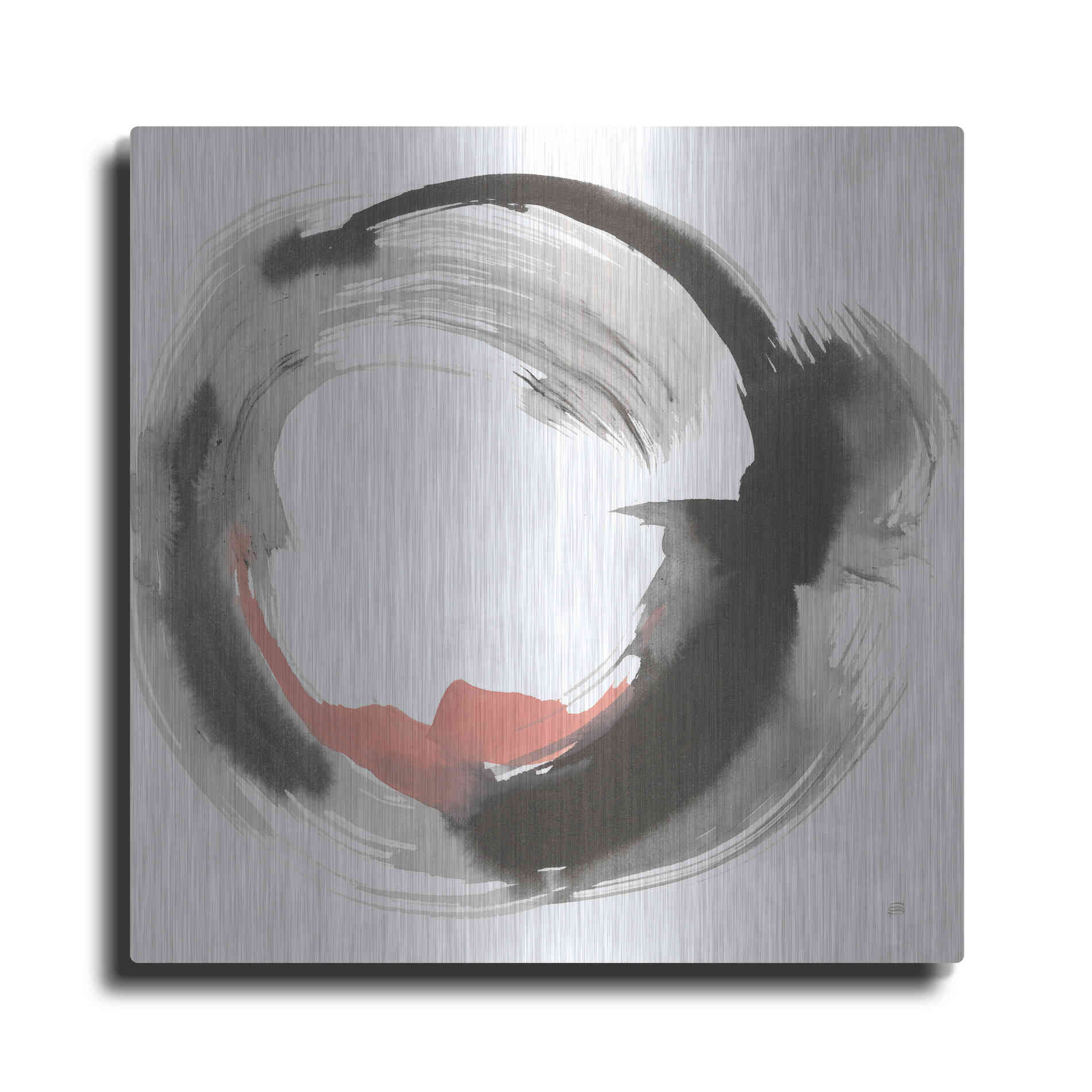 Luxe Metal Art 'Hake Clay IV' by Chris Paschke, Metal Wall Art