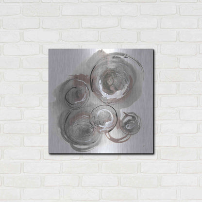 Luxe Metal Art 'In the Circle II' by Chris Paschke, Metal Wall Art,24x24