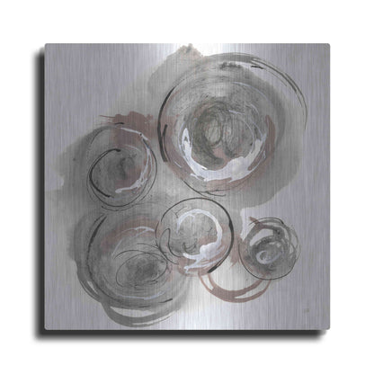 Luxe Metal Art 'In the Circle II' by Chris Paschke, Metal Wall Art