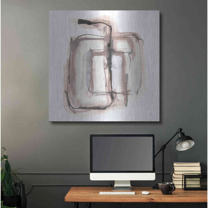 Luxe Metal Art 'Lost in Squares II' by Chris Paschke, Metal Wall Art,36x36