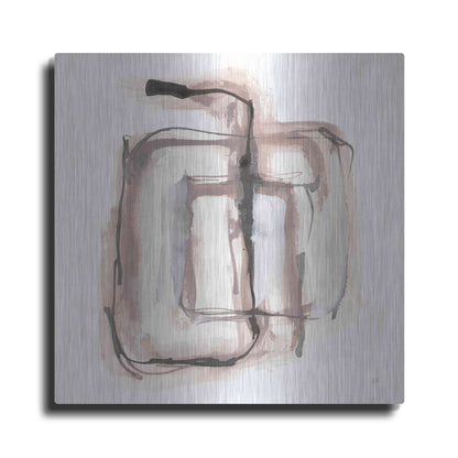 Luxe Metal Art 'Lost in Squares II' by Chris Paschke, Metal Wall Art