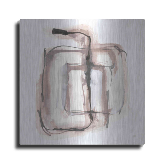 Luxe Metal Art 'Lost in Squares II' by Chris Paschke, Metal Wall Art