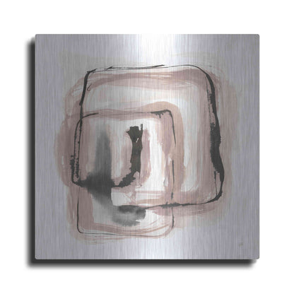 Luxe Metal Art 'Lost in Squares III' by Chris Paschke, Metal Wall Art